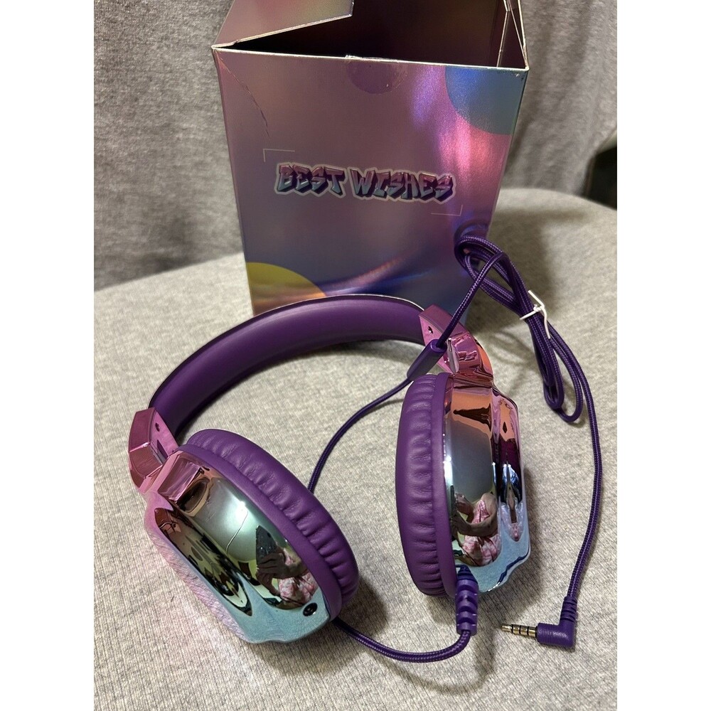 Headphones for Girls Kids for School,Cool Wired Headphones with Microphone New